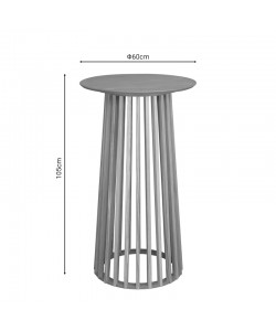 Τραπέζι μπαρ Domonic pakoworld mdf φυσικό Φ60x105εκ