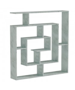 Βιβλιοθήκη Nardy pakoworld λευκό μαρμάρου 125x22x129εκ