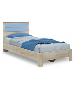 Κρεβάτι παιδικό Looney pakoworld σε χρώμα castillo-μπλε 100x200εκ