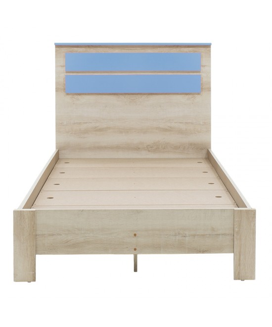 Κρεβάτι παιδικό Looney pakoworld σε χρώμα castillo-μπλε 100x200εκ