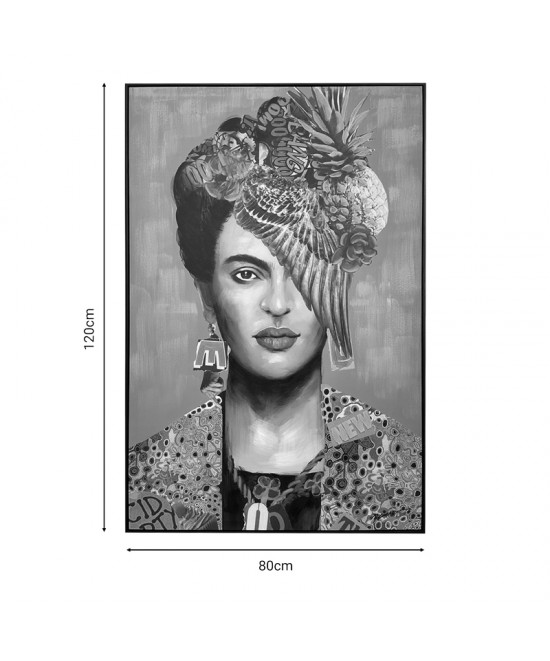 Πίνακας σε καμβά Frilo Inart 80x3x120εκ