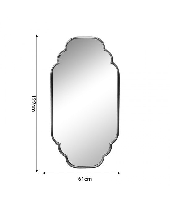 Καθρέπτης Farous Inart χρυσό μέταλλο 61x3x122εκ