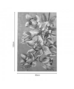 Πίνακας σε καμβά Flourish Inart 80x3x120εκ