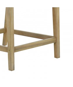 Σκαμπό μπαρ Amalfi pakoworld μασίφ ξύλο ακακίας-μπεζ ύφασμα 59x63.5x104.9εκ Σκαμπό μπαρ Amalfi pakoworld μασίφ ξύλο ακακίας-μπεζ ύφασμα 59x63.5x104.9εκ