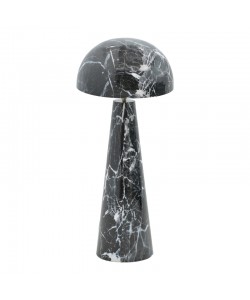 Φωτιστικό δαπέδου Flozer Inart Ε27 μαυρο μαρμάρου μέταλλο Φ36.5x79εκ