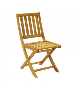 Καρέκλα Elijie pakoworld πτυσσόμενη ξύλο ακακίας φυσικό 45x62x90εκ