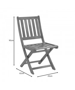 Καρέκλα Elijie pakoworld πτυσσόμενη ξύλο ακακίας φυσικό 45x62x90εκ Καρέκλα Elijie pakoworld πτυσσόμενη ξύλο ακακίας φυσικό 45x62x90εκ