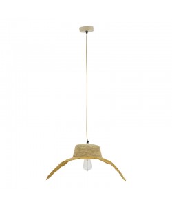 Φωτιστικό οροφής Jarua Inart E27 φυσικό Φ65x110εκ