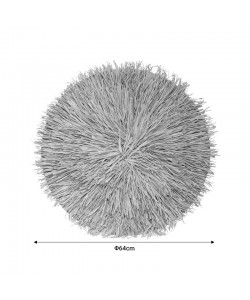 Διακοσμητικό τοίχου Alaina pakoworld φυσικό χρώμα mdf-ψάθα Φ64x4εκ Διακοσμητικό τοίχου Alaina pakoworld φυσικό χρώμα mdf-ψάθα Φ64x4εκ