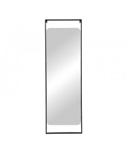 Καθρέπτης Piza Inart μαύρο μέταλλο 45x2x140εκ
