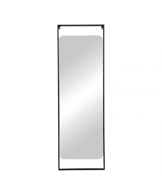 Καθρέπτης Piza Inart μαύρο μέταλλο 45x2x140εκ