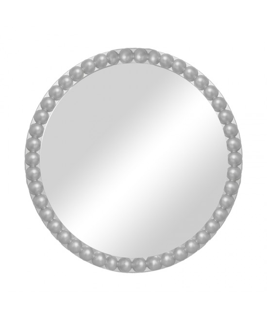 Καθρέπτης Mebel Inart ασημί pp Φ60x3.5εκ Καθρέπτης Mebel Inart ασημί pp Φ60x3.5εκ