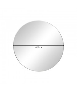 Καθρέπτης Nhaos Inart ασημί αλουμίνιο Φ60x2.5εκ Καθρέπτης Nhaos Inart ασημί αλουμίνιο Φ60x2.5εκ
