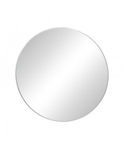 Καθρέπτης Nhaos Inart ασημί αλουμίνιο Φ60x2.5εκ