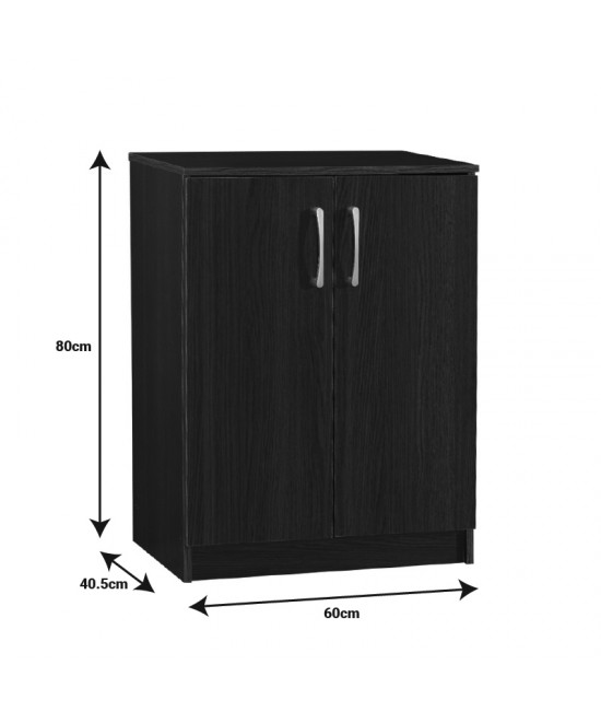 Παπουτσοθήκη-ντουλάπι Shordo pakoworld wenge μελαμίνης 60x40.5x80εκ