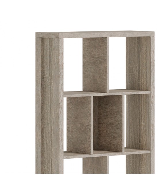 Βιβλιοθήκη Dividre pakoworld sonoma oak μελαμίνης 80x30x181εκ Βιβλιοθήκη Dividre pakoworld sonoma oak μελαμίνης 80x30x181εκ