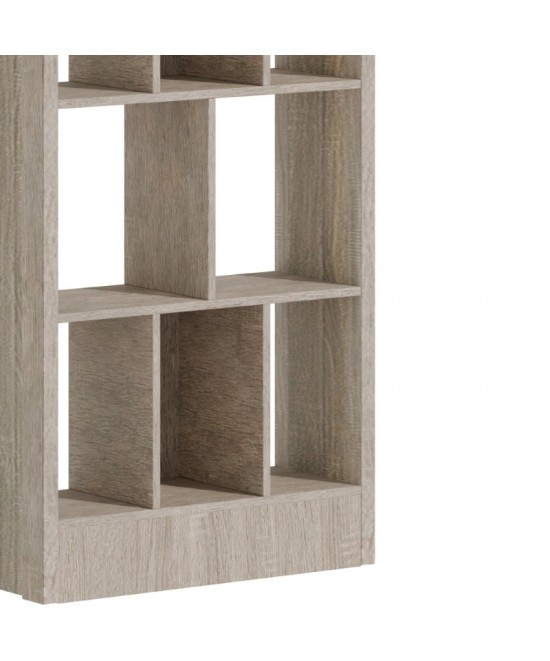 Βιβλιοθήκη Dividre pakoworld sonoma oak μελαμίνης 80x30x181εκ Βιβλιοθήκη Dividre pakoworld sonoma oak μελαμίνης 80x30x181εκ