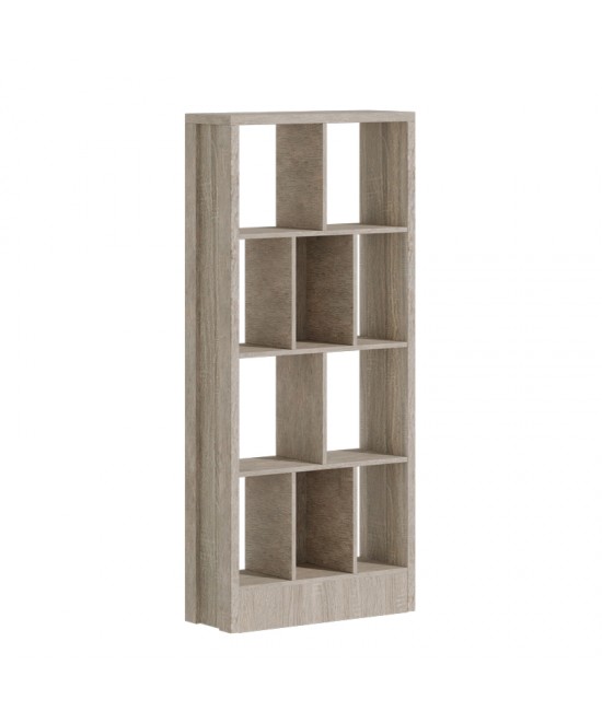 Βιβλιοθήκη Dividre pakoworld sonoma oak μελαμίνης 80x30x181εκ Βιβλιοθήκη Dividre pakoworld sonoma oak μελαμίνης 80x30x181εκ