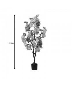 Διακοσμητικό φυτό Bean flowers σε γλάστρα Inart λευκό pp Υ125εκ Διακοσμητικό φυτό Bean flowers σε γλάστρα Inart λευκό pp Υ125εκ
