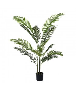 Διακοσμητικό φυτό Areca ΙΙ σε γλάστρα Inart πράσινο pp Υ150εκ