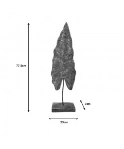 Επιτραπέζιο διακοσμητικό φύλλο Lopi Inart χρυσό μάνγκο ξύλο-μέταλλο 23x9x77.5εκ Επιτραπέζιο διακοσμητικό φύλλο Lopi Inart χρυσό μάνγκο ξύλο-μέταλλο 23x9x77.5εκ