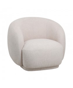 Πολυθρόνα Freya pakoworld εκρού ύφασμα 93x87x76εκ