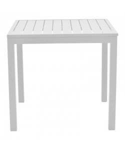 Τραπεζαρία Kliton - Moly σετ 3τεμ pakoworld αλουμίνιο σε λευκή απόχρωση 80x80x74εκ Τραπεζαρία Kliton - Moly σετ 3τεμ pakoworld αλουμίνιο σε λευκή απόχρωση 80x80x74εκ