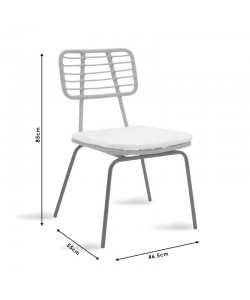 Τραπεζαρία Naoki - Kliton σετ 3τεμ pakoworld ανθρακί αλουμίνιο και μέταλλο σε μαύρη απόχρωση 80x80x74εκ Τραπεζαρία Naoki - Kliton σετ 3τεμ pakoworld ανθρακί αλουμίνιο και μέταλλο σε μαύρη απόχρωση 80x80x74εκ