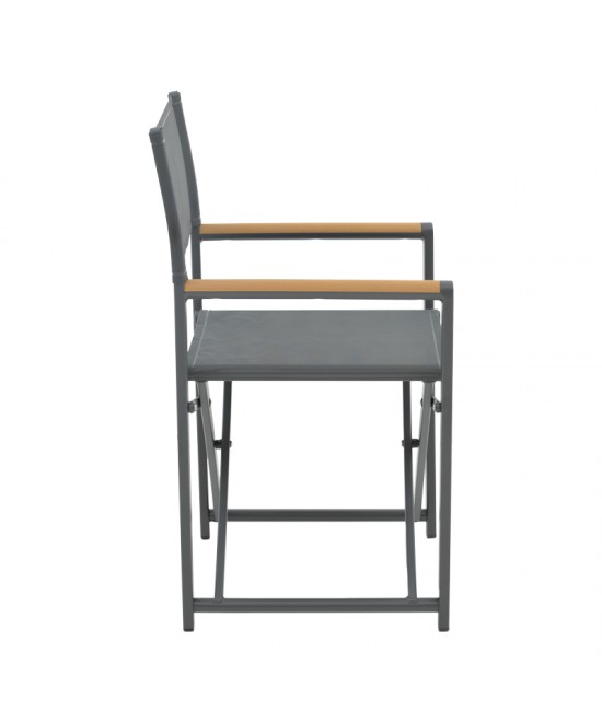 Τραπεζαρία Mabu-Thorio σετ 5τεμ pakoworld ανθρακί αλουμίνιο και plywood σε φυσική απόχρωση 160x90x75εκ