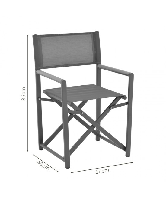 Τραπεζαρία Mabu-Thorio σετ 5τεμ pakoworld ανθρακί αλουμίνιο και plywood σε φυσική απόχρωση 160x90x75εκ