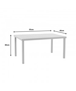 Τραπεζαρία Kliton-Moly σετ 7τεμ pakoworld αλουμίνιο σε λευκή απόχρωση 150x80x74εκ Τραπεζαρία Kliton-Moly σετ 7τεμ pakoworld αλουμίνιο σε λευκή απόχρωση 150x80x74εκ