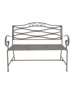 Παγκάκι Benko pakoworld μέταλλο σε μπρονζέ απόχρωση 114x45x95εκ