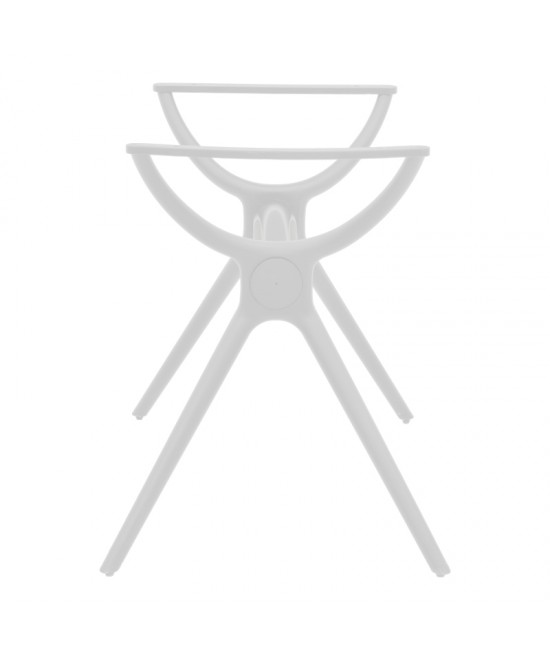 Βάση τραπεζιού Herno pakoworld λευκό pp 106x61x73εκ