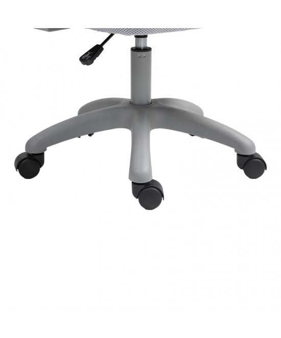 Καρέκλα γραφείου εργασίας Annalise pakoworld mesh γκρι 57x53x100εκ