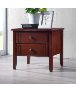 Κομοδίνο Juliene Ι με συρτάρια ξύλο σε καρυδί απόχρωση 50x44x46εκ Κομοδίνο Juliene Ι με συρτάρια ξύλο σε καρυδί απόχρωση 50x44x46εκ