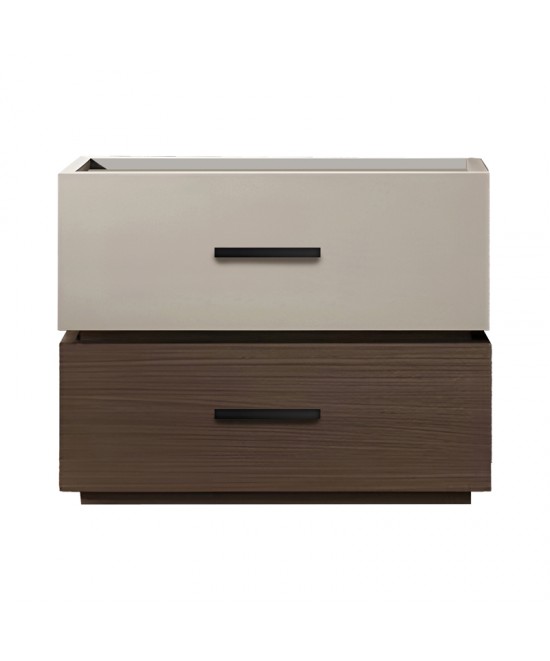 Κομοδίνο Sonlen pakoworld mdf σε καρυδί-μπεζ απόχρωση 60x40x44.5εκ Κομοδίνο Sonlen pakoworld mdf σε καρυδί-μπεζ απόχρωση 60x40x44.5εκ