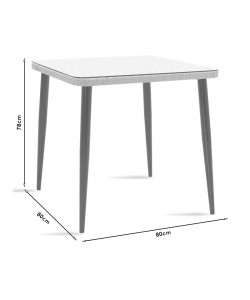 Τραπεζαρία Naoki V σετ 3τεμ pakoworld rattan pe σε φυσική απόχρωση και μαύρο μέταλλο 80x80x78εκ Τραπεζαρία Naoki V σετ 3τεμ pakoworld rattan pe σε φυσική απόχρωση και μαύρο μέταλλο 80x80x78εκ