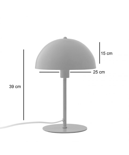 Επιτραπέζιο φωτιστικό Desker pakoworld Ε27 μεταλλικό-μέντα Φ25x39εκ