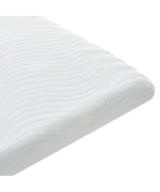 Ανώστρωμα Casmeriane pakoworld roll pack λευκό ύφασμα-memory foam 100x200x5εκ