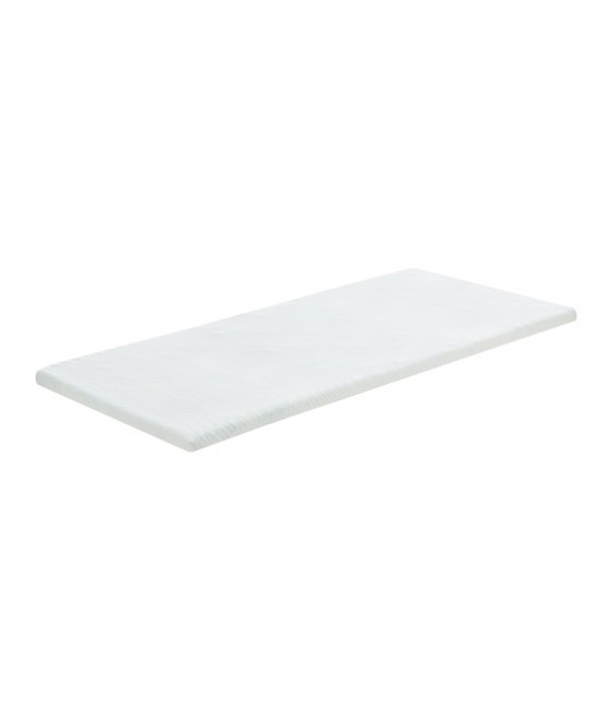 Ανώστρωμα Casmeriane pakoworld roll pack λευκό ύφασμα-memory foam 100x200x5εκ