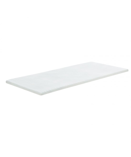 Ανώστρωμα Casmeriane pakoworld roll pack λευκό ύφασμα-memory foam 120x200x5εκ