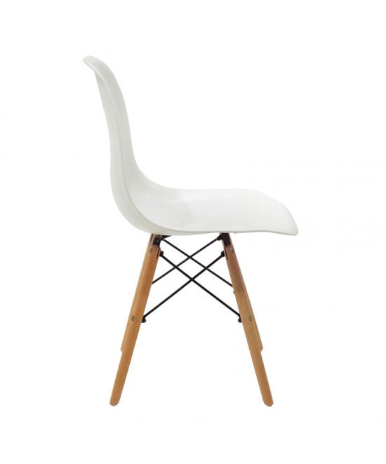 Τραπεζαρία Julita-Cuba pakoworld σετ 5τεμ pp-mdf σε λευκή-sonoma απόχρωση120x80x75εκ Τραπεζαρία Julita-Cuba pakoworld σετ 5τεμ pp-mdf σε λευκή-sonoma απόχρωση120x80x75εκ