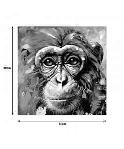 Πίνακας σε καμβά Bano Inart 80x3x80εκ