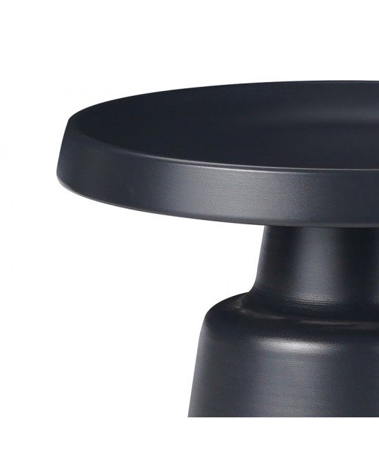 Τραπέζια σαλονιού Ginoze Inart σετ 2τεμ μέταλλο σε μαύρη απόχρωση