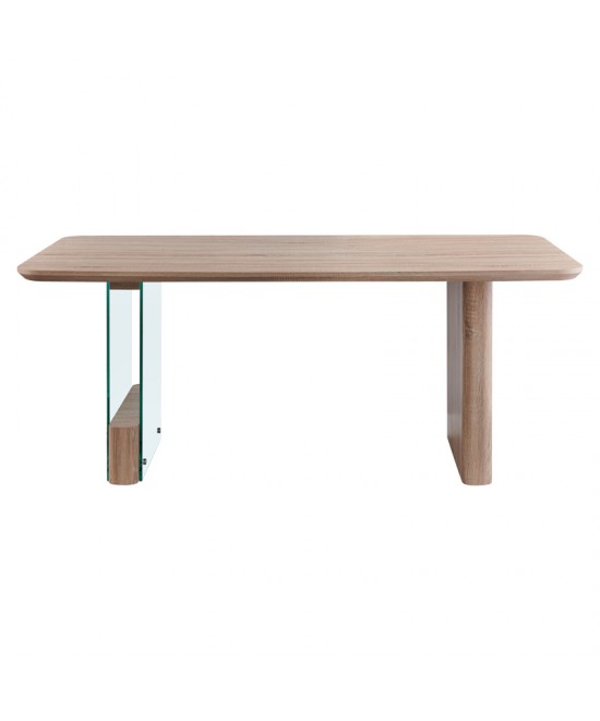 Tραπέζι Faghan pakoworld καφέ mdf 180x90x76εκ Tραπέζι Faghan pakoworld καφέ mdf 180x90x76εκ