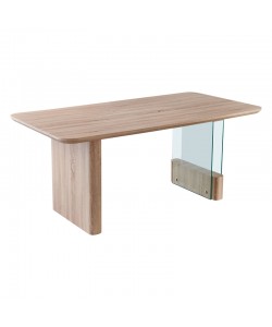 Tραπέζι Faghan pakoworld καφέ mdf 180x90x76εκ