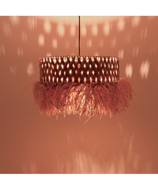 Φωτιστικό οροφής Annhele Inart sisal σε φυσικό χρώμα Φ50x35εκ Φωτιστικό οροφής Annhele Inart sisal σε φυσικό χρώμα Φ50x35εκ