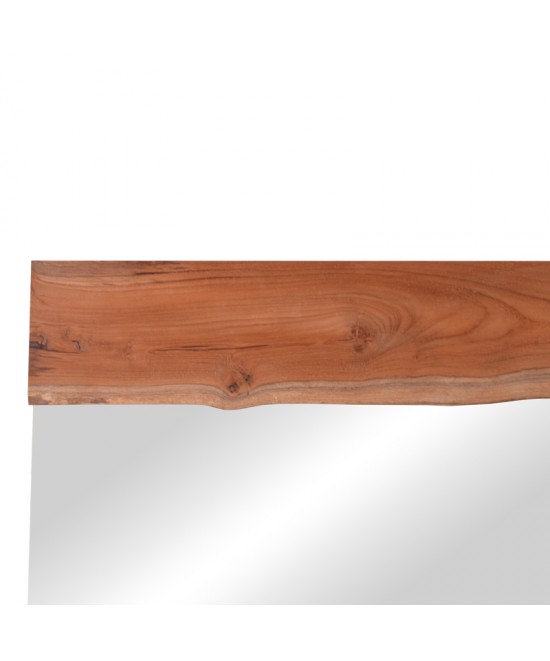 Καθρέπτης Riverine pakoworld teak ξύλο σε φυσική απόχρωση 120x80x4εκ Καθρέπτης Riverine pakoworld teak ξύλο σε φυσική απόχρωση 120x80x4εκ
