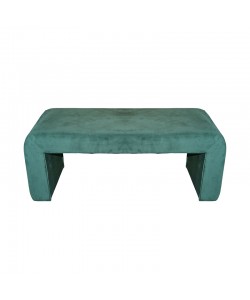 Σκαμπό Gagga Inart βελούδο ύφασμα σε πράσινη απόχρωση 110x40x45εκ