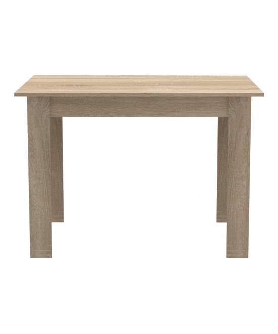 Τραπέζι Manka pakoworld σε sonoma απόχρωση 110x80x77εκ